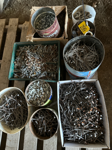 Misc nails, screws etc