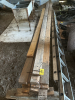 Assortment of rough lumber 2x4