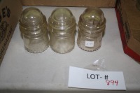 3 clear dominion insulators