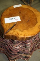 red willow table w/ driftwood top