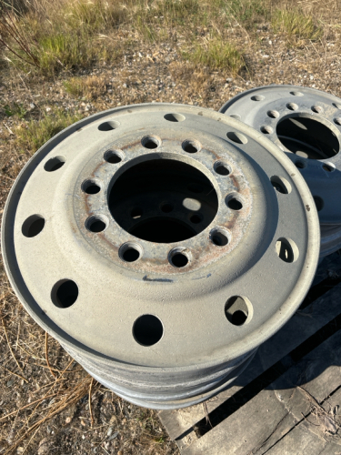 2 Aluminum truck rims