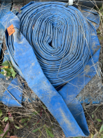 Blue lay flat hose 3&rdquo;