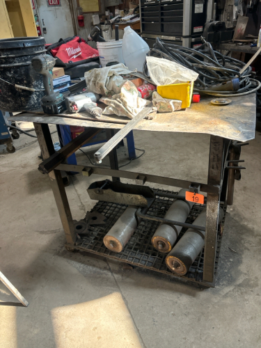 metal welding bench (content not included)