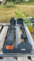 4&rdquo; impact roller with 2 stands