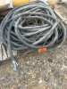 Assortment of large electrical cable