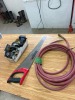 Hand Saw/ hose/ caster wheels