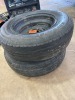 2- ST 205/75 R15 tires with rims