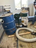 Craftex dust collector / dust collector barrel and hose