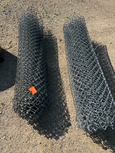 Chain link fence 6' high
