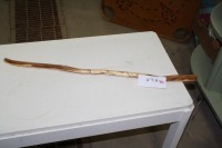 carved walking stick