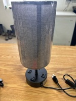 4 new lamps w/usb ports