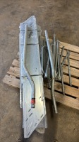 Bin ladder parts/ rails/ stairs (not complete)