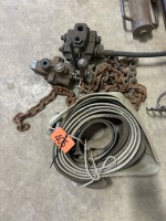 Hydraulic parts/ chain/ toe strap with clevis