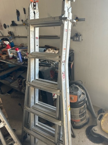 Mastercraft extension/step ladder combo