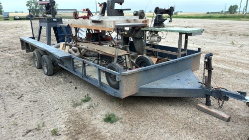 18ft homemade utility trailer