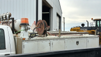 F 450 service body with runnable engine
