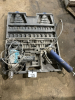 1/2&rdquo; Makita drill, Lincoln grease gun, misc sockets