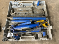 10 ton hydraulic hand pump w/attachments