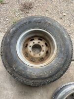 Like new Lt 235/85 R16 on 8 bolt steel rim
