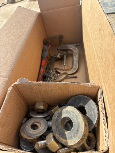 C clamps/ nuts & bolts