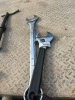 2&rdquo; wrench and crescent wrench