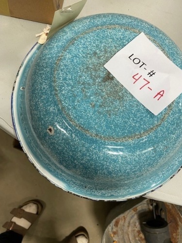 green granite washbowl