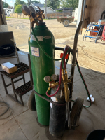 Acetylene torch with cart (tank not included