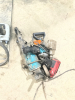 Large grinder/ electric drill/ 2 half in air impacts