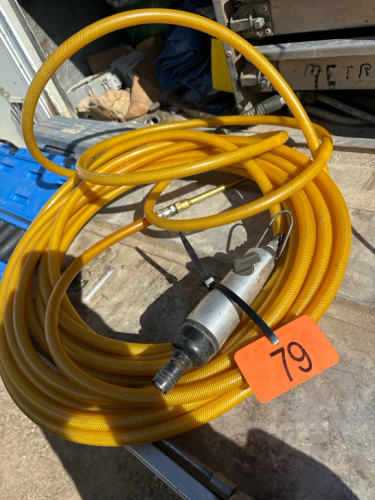 Air dye grinder and air hose