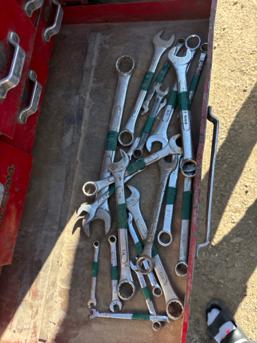 Assortment of wrenches