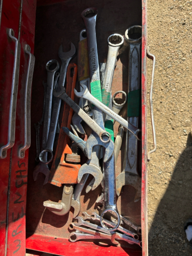 Assortment of wrenches