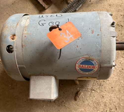 Used 7.5 HP Baldor elec motor