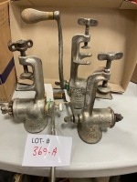 3 meat grinders