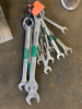 Assortment of wrenches
