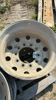 2- used aluminum rims