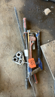Pry bars, sockets, hack saw, pipe wrench