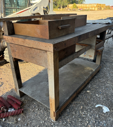 Homemade work bench