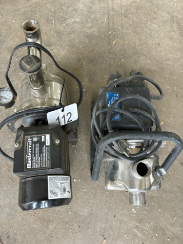 1 jet pump /1 3/4 hp sprinkler pump