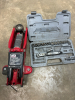 Big Red 2 ton floor jack and partial socket set