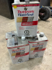 5 new jugs of Thompson water seal. Clear in color