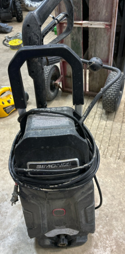 Simonitz 2100 Psi electric pressure washer