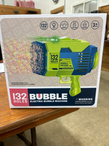 Electric Bubble Gun Machine