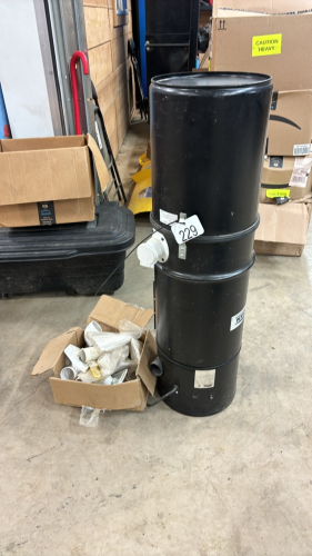 Central vac system and parts