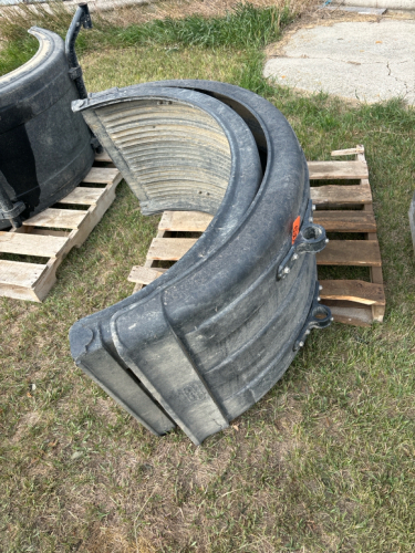 Plastic semi fenders