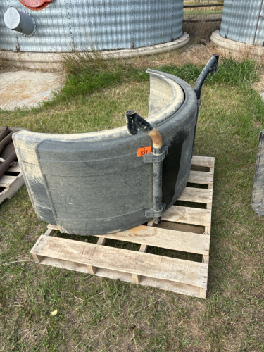 Plastic semi fenders with rails