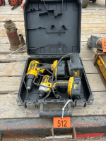 DeWalt impact and drill set (2 batteries, 1 charger)