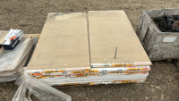 Assortment of gypsum panels