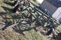 JD 5 furrow plow on rubber