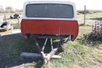 Truck box trailer w/ cap