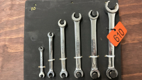 Snap-on flare but wrenches 1/4&rdquo;-1&1/8&rdquo;